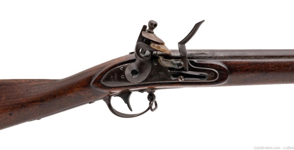 U.S. Model 1816 flintlock musket by Wickham .69 caliber (AL9735)-img-1