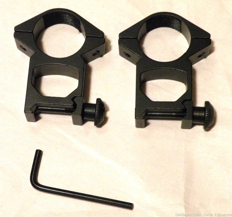 1'' inch High Profile Scope Rings for Picatinny Weaver Mount-img-0