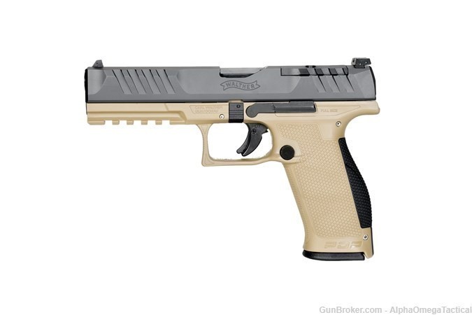 Walther PDP 9MM FS 5" BLK/TAN 18+1 OR 2858410-img-0