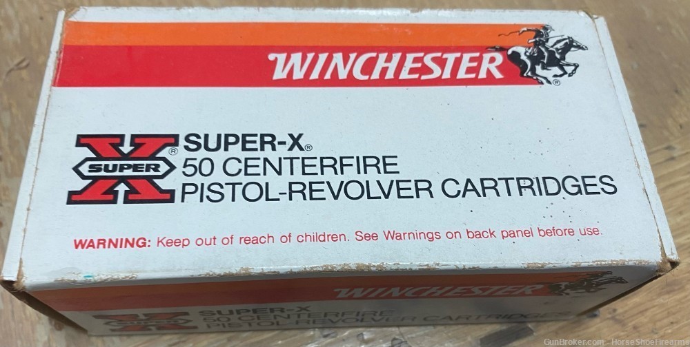 Vintage Winchester Super-X .357 Magnum 110gr JHP X3573P 50/box-img-0