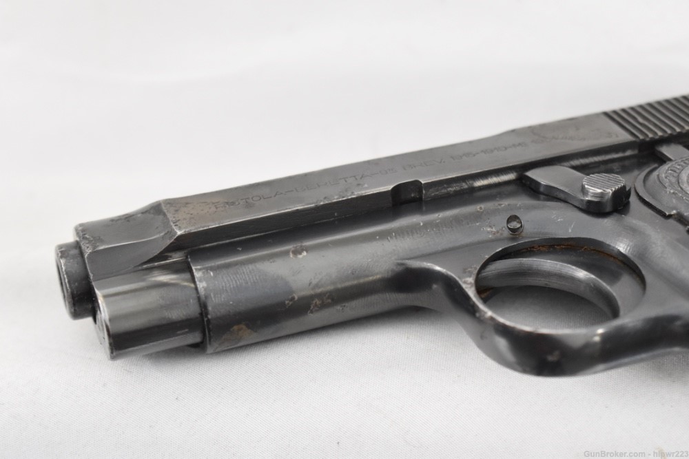 Beretta Model 1923 Italian Army pistol cut for shoulder stock. RARE!  C&R -img-16