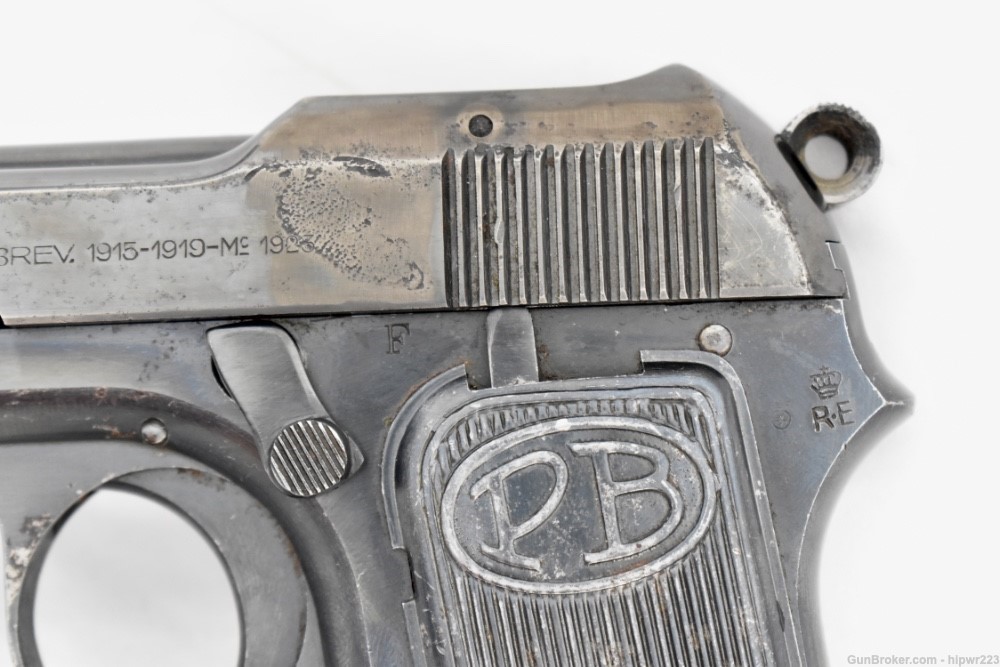 Beretta Model 1923 Italian Army pistol cut for shoulder stock. RARE!  C&R -img-6