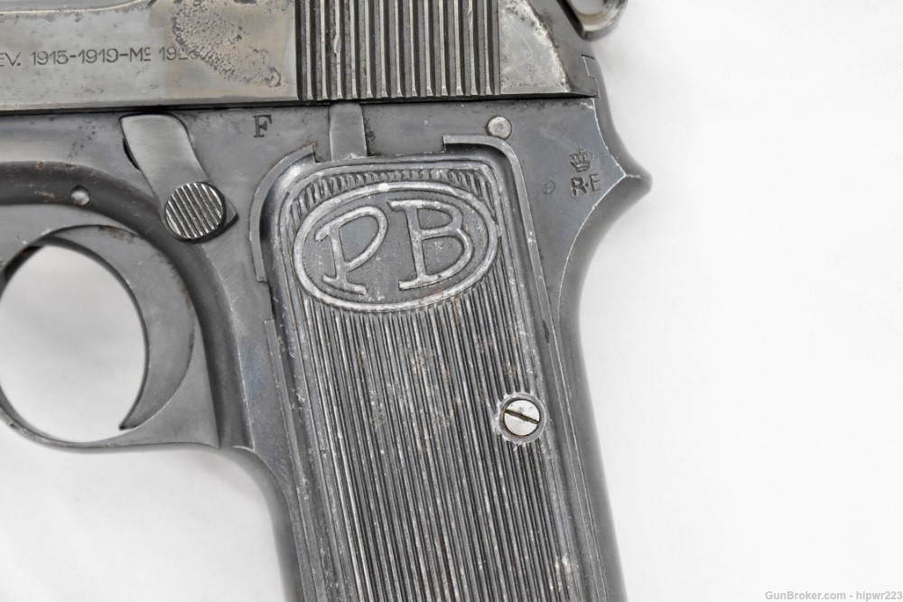 Beretta Model 1923 Italian Army pistol cut for shoulder stock. RARE!  C&R -img-4