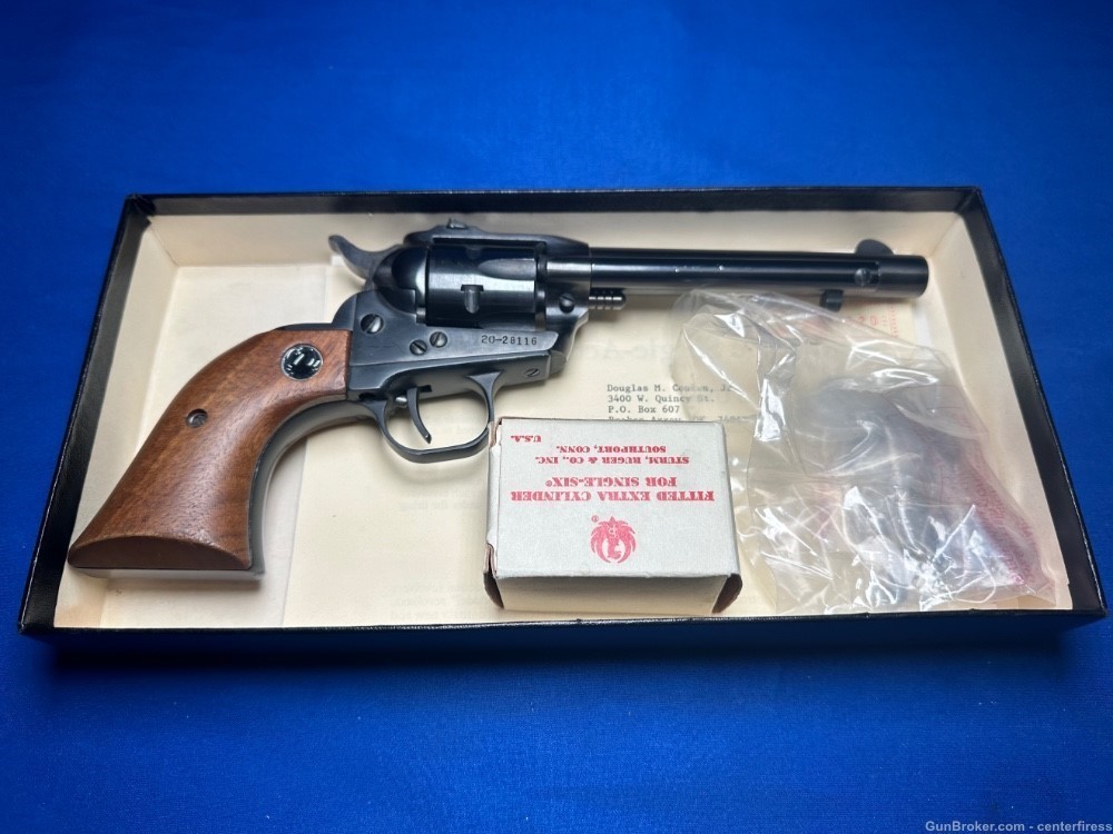 1969 Ruger Single Six, 22lr w/ Extra cylinder, Extras!-img-2