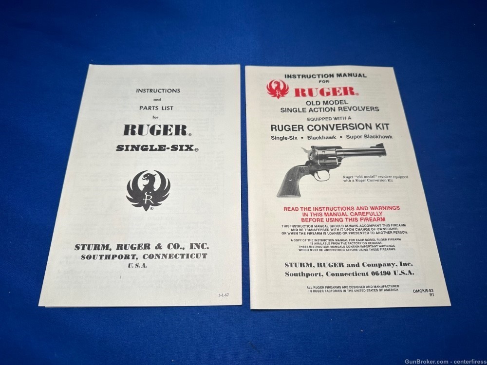 1969 Ruger Single Six, 22lr w/ Extra cylinder, Extras!-img-9