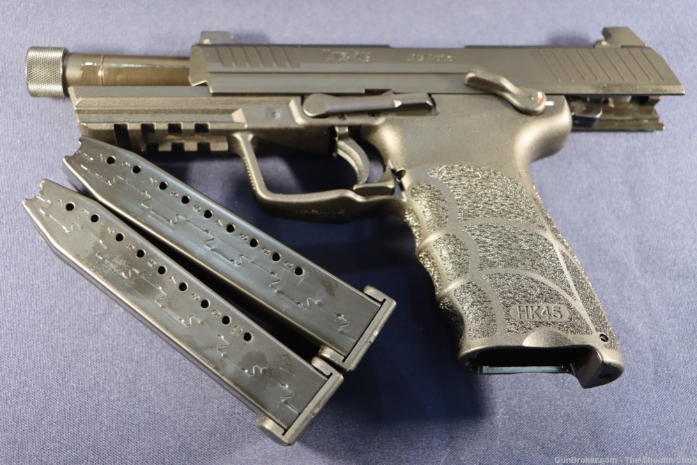 Heckler & Koch H&K HK45T Tactical V1 Pistol 45ACP HK45 Threaded MS Decocker-img-22