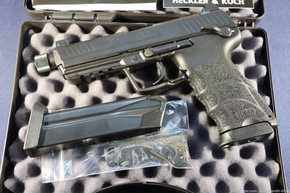 Heckler & Koch H&K HK45T Tactical V1 Pistol 45ACP HK45 Threaded MS Decocker-img-1