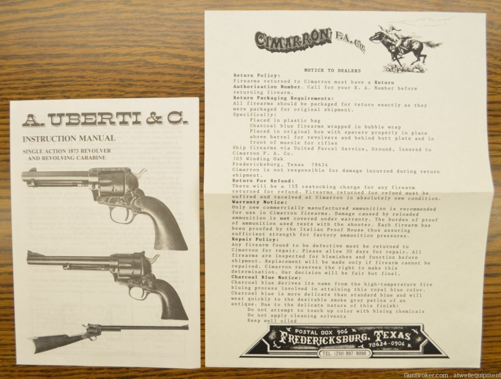 Cimarron Thunderer 3 1/2" 45 Colt 6 Shot Revolver-img-17