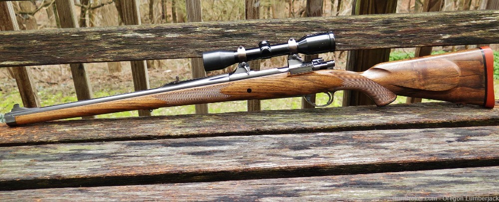 Mauser 98 Custom Mannlicher Carbine by Robert Snapp 19" Barrel Like New!-img-2