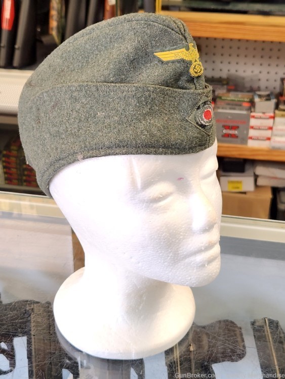 WW2 German Wehrmacht M40 Hat cap WWII uniform eagle-img-0