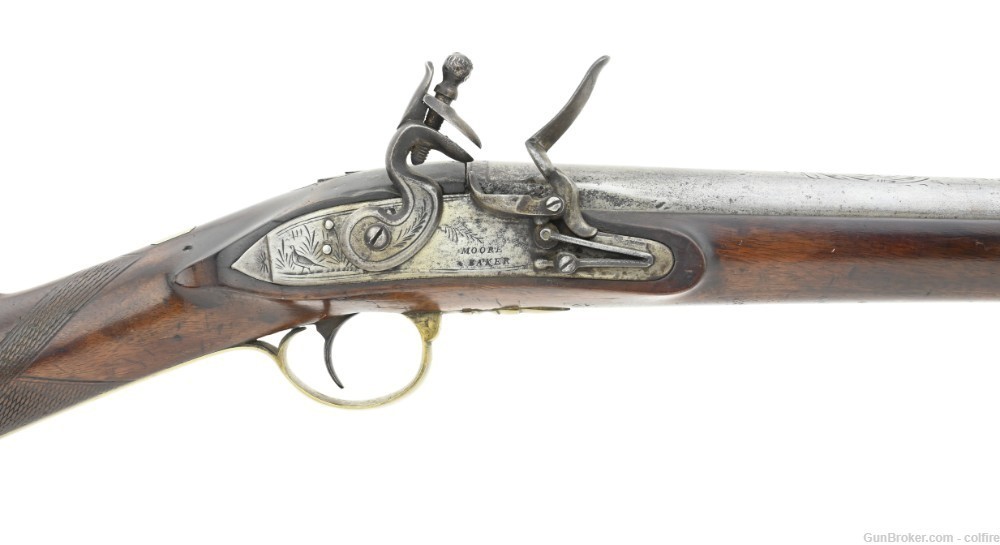 New England Flintlock Militia Musket-Fowler by A Wright& Co., Poughkeepsie,-img-0