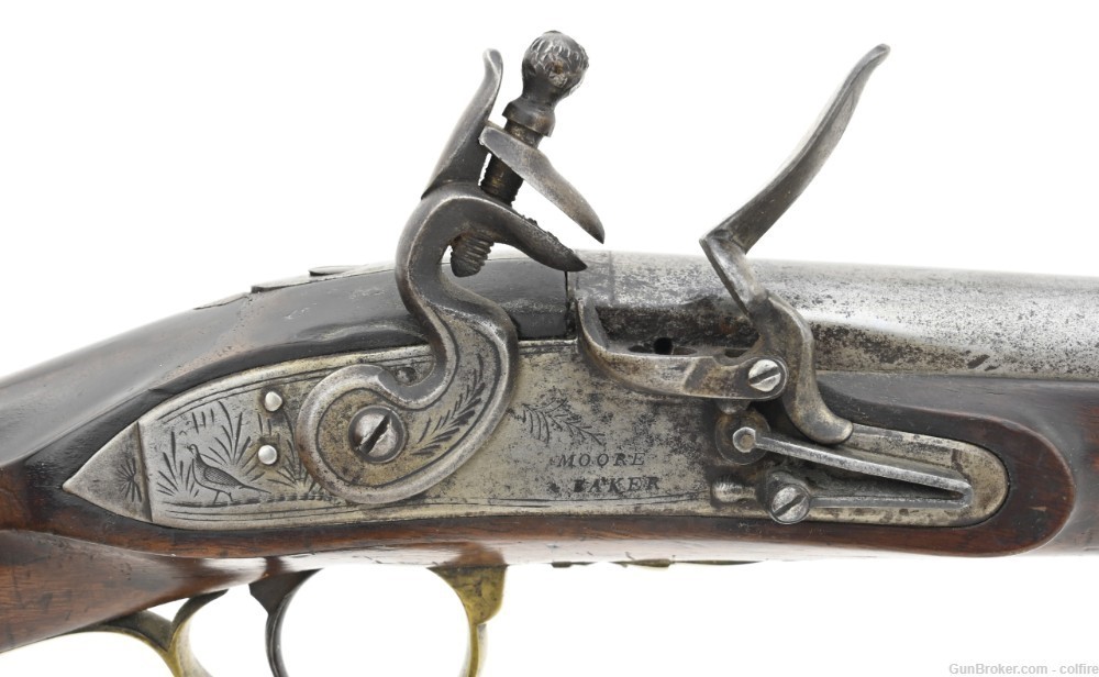 New England Flintlock Militia Musket-Fowler by A Wright& Co., Poughkeepsie,-img-9