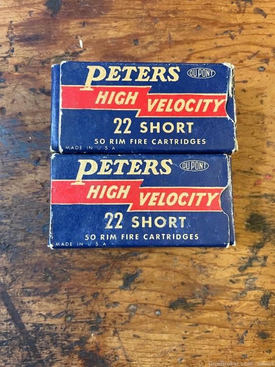 Peters Dupont High Velocity 22 short (2 boxes 59 cartridges)-img-0