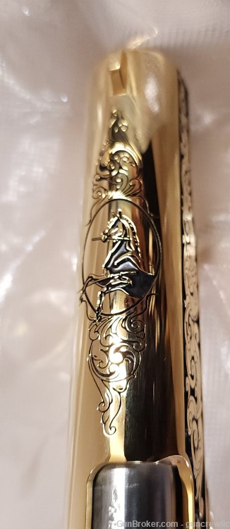 Colt Seattle Engraving Classic Scroll 1911 24K Gold 45ACP NM 5" Layaway-img-16
