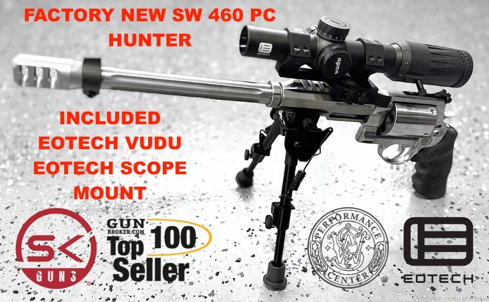 POW PACKAGE SW 460XVR PC HUNTER 14" with EOTECH VUDU SCOPE AND QD MOUNT-img-0