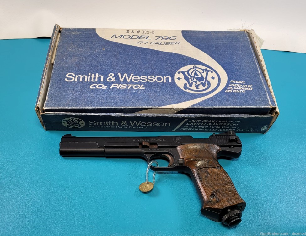 Smith & Wesson Model 79G  Air Pistol Co2 in Box + Provenance 1224-img-3