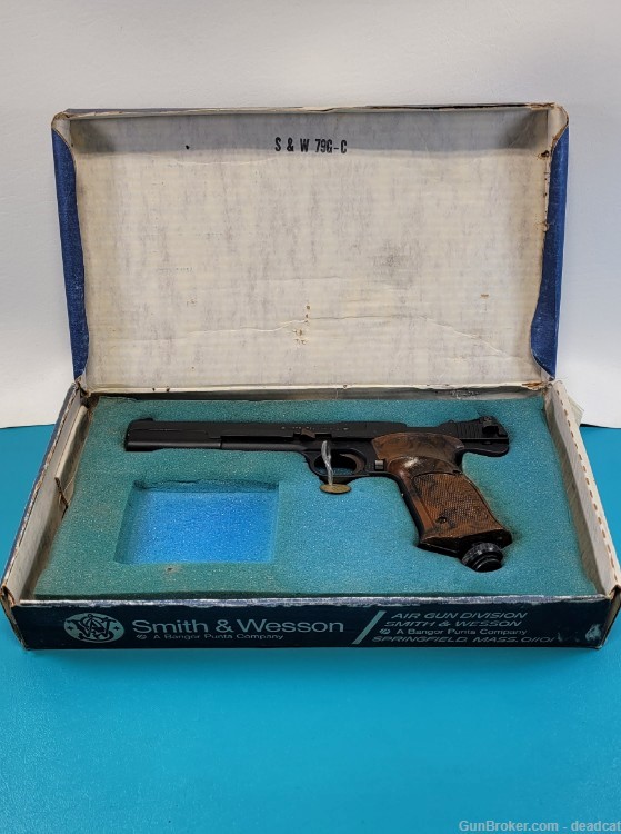 Smith & Wesson Model 79G  Air Pistol Co2 in Box + Provenance 1224-img-1