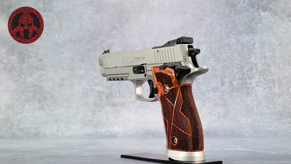 Sig Sauer, P226 XFive Classic SAO 9MM, 5" Hogue Cocobolo Grips AX3 Trigger-img-5