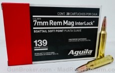 Aguila 7MM REMINGTON MAGNUM 139GR SP 20rd BOX-img-0