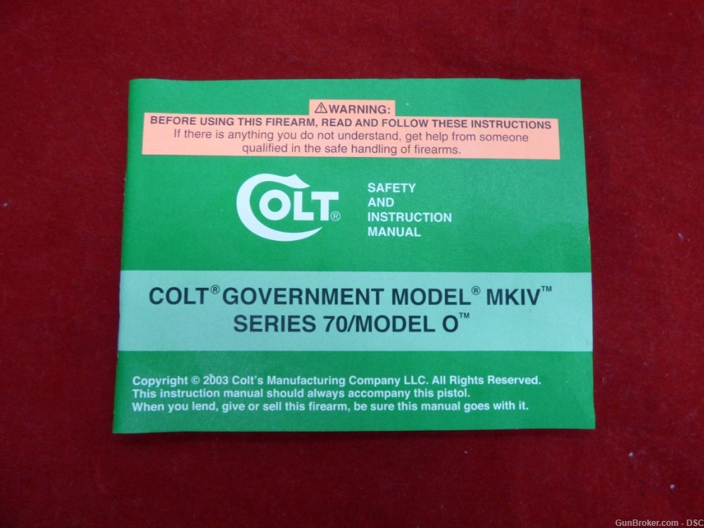 Colt 1911 MKIV Series 70 Stainless 45ACP 1/500 Factory Frankengun Hogue NM-img-5