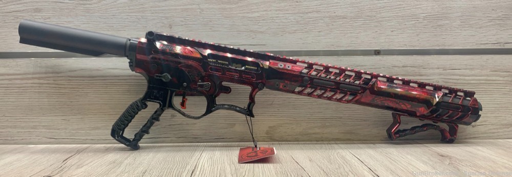 F1-FIREARMS CUSTOM BDRX 15 556 RED MARBLE -img-0