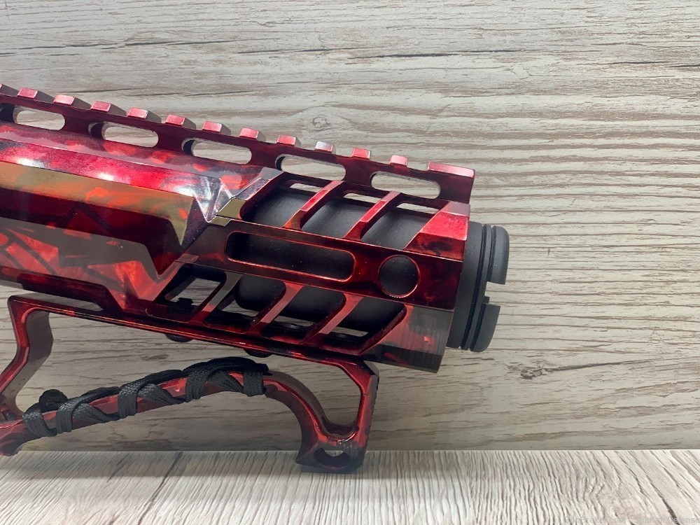 F1-FIREARMS CUSTOM BDRX 15 556 RED MARBLE -img-5
