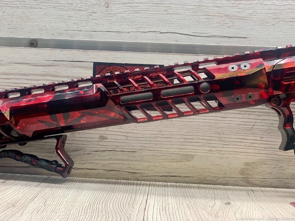 F1-FIREARMS CUSTOM BDRX 15 556 RED MARBLE -img-8