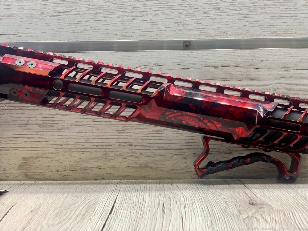 F1-FIREARMS CUSTOM BDRX 15 556 RED MARBLE -img-4
