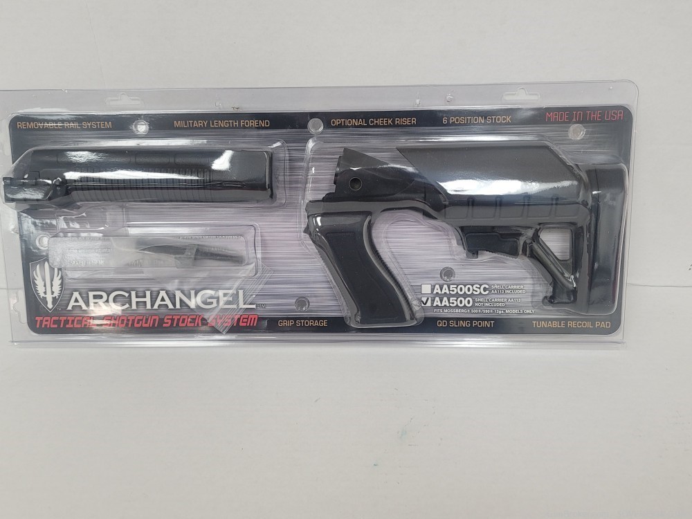 Archangel Tactical Shotgun Stock Mossberg 500/590 AA500 NEW-img-0