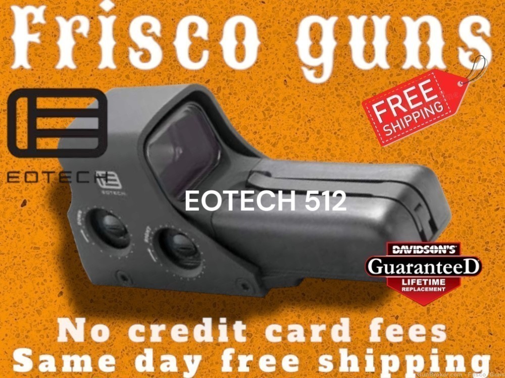 EOTECH 512 HOLOGRAPHIC RED DOT SIGHT 512A65-img-0