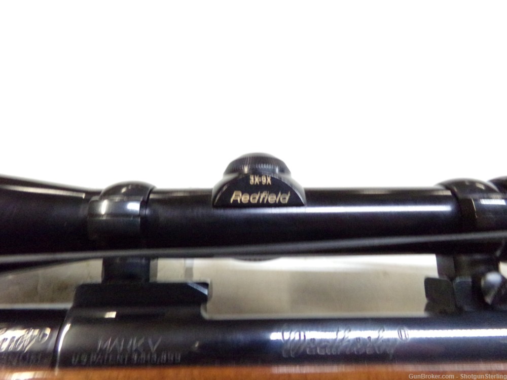 Nice old Weatherby Mark V Rifle in 300 Wby Mag with a 3-9 Redfield scope -img-3