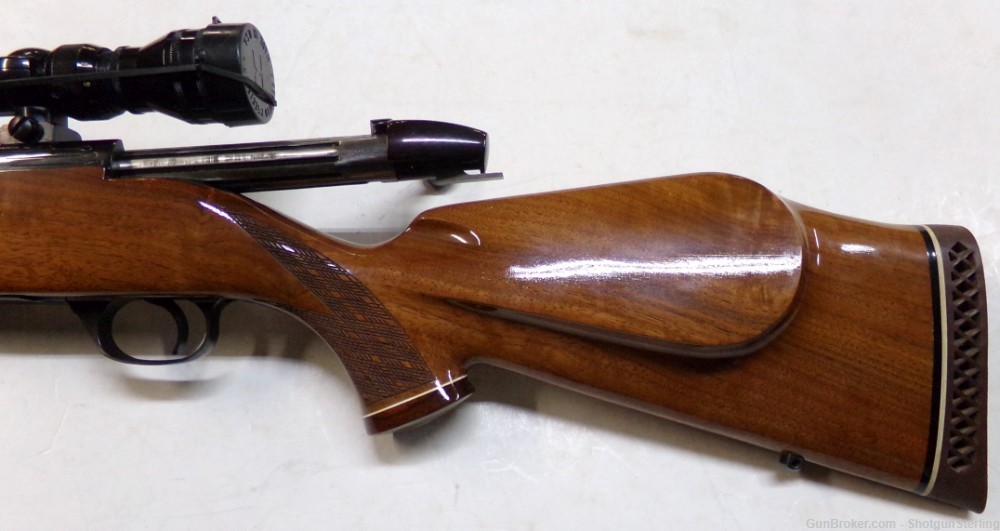Nice old Weatherby Mark V Rifle in 300 Wby Mag with a 3-9 Redfield scope -img-1