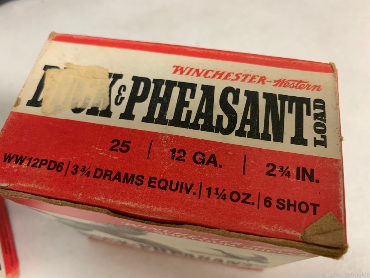 NOS Vintage Winchester Western 12 Gauge 6 Shot 2.75" Duck & Pheasant 43Rds-img-3