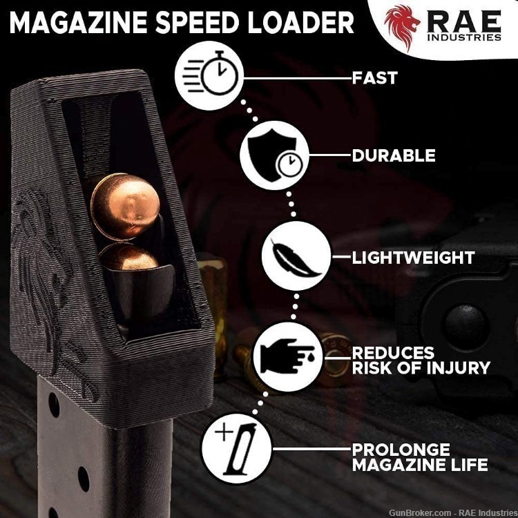RAEIND RUGER P95  9mm MAGAZINE SPEED LOADER-img-7