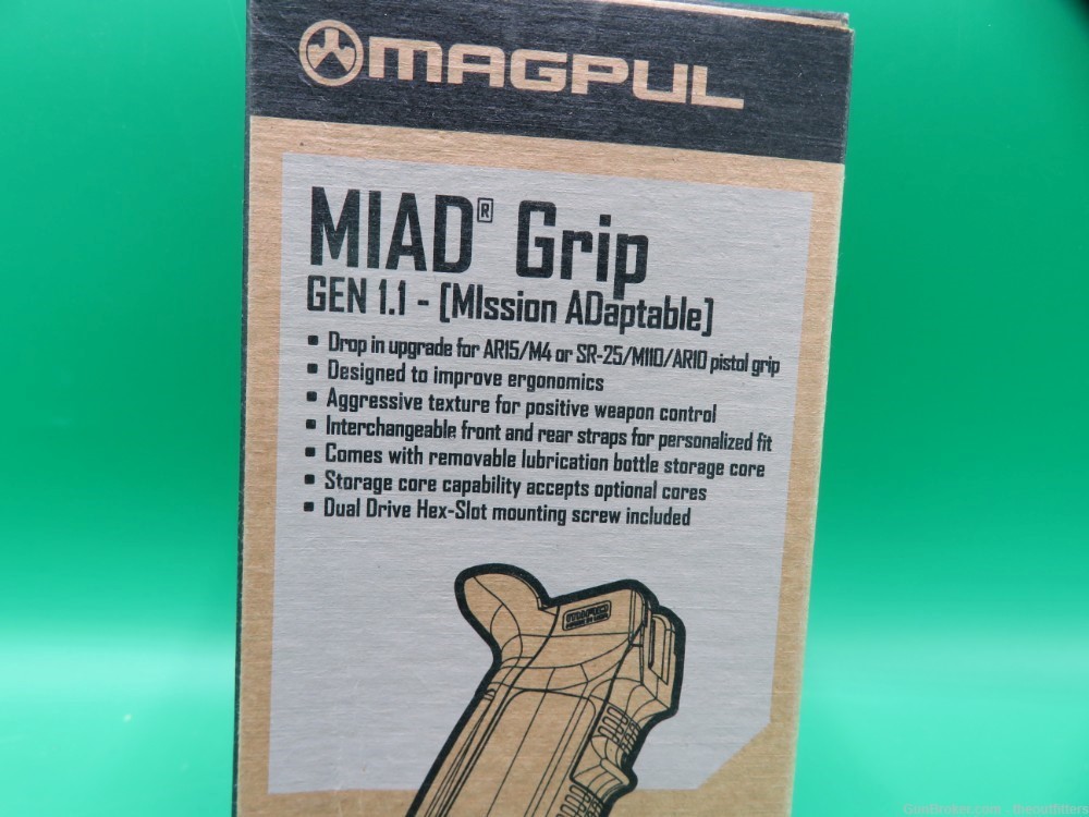 Magpul Mission Adaptable Grip Gen 1.1 AR15/M4/M110/AR10 GRY-img-2