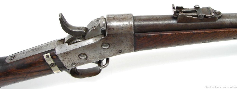 Freund Brothers marked Whitney rolling block rifle.  (Al2504)-img-1