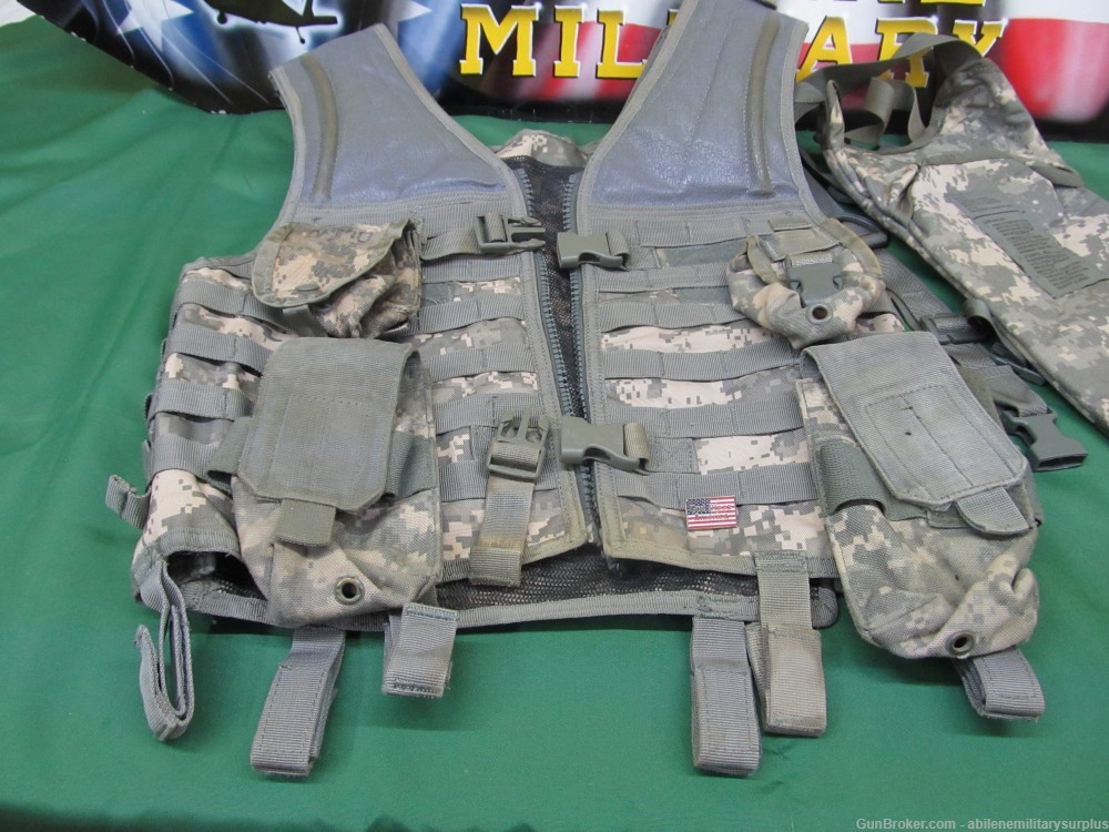 Army ACU Fighting Load Carrier Vest FLC Tactical LBE Pouches Hydration-img-8