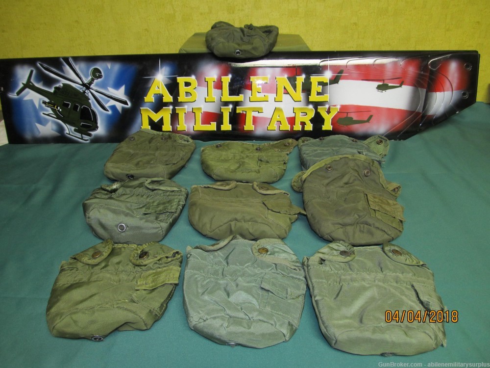 MILITARY ALICE FIELD GEAR SET LBE WEB BELT LARGE 2 AMMO POUCH CANTEEN FIRST-img-3