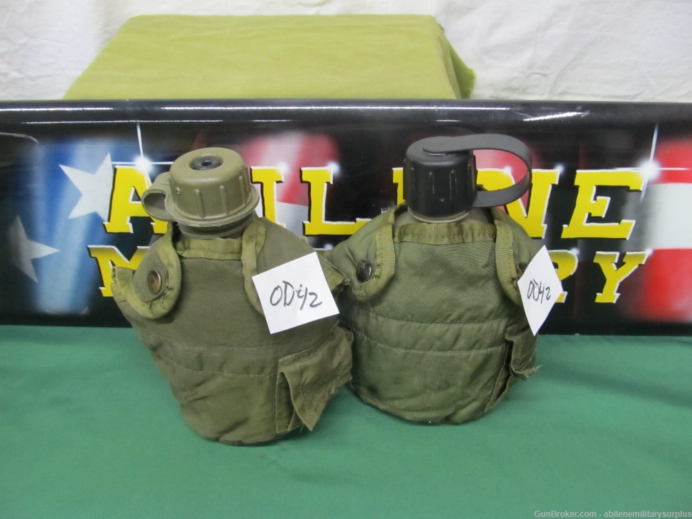 MILITARY ALICE FIELD GEAR SET LBE WEB BELT LARGE 2 AMMO POUCH CANTEEN FIRST-img-2