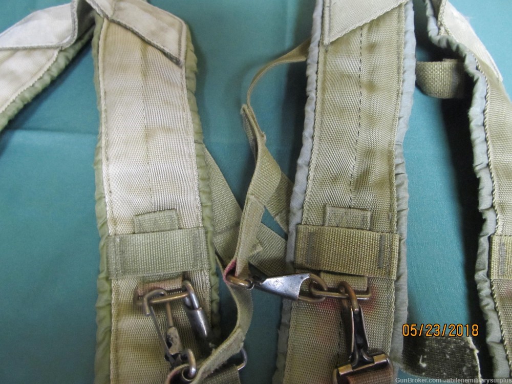 MILITARY ALICE FIELD GEAR SET LBE WEB BELT LARGE 2 AMMO POUCH CANTEEN FIRST-img-7