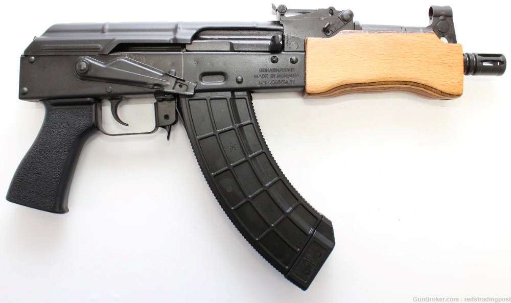 Century Arms Mini Draco 7.75" Barrel 7.62x39mm AK-47 Pistol HG2137G-N-img-0