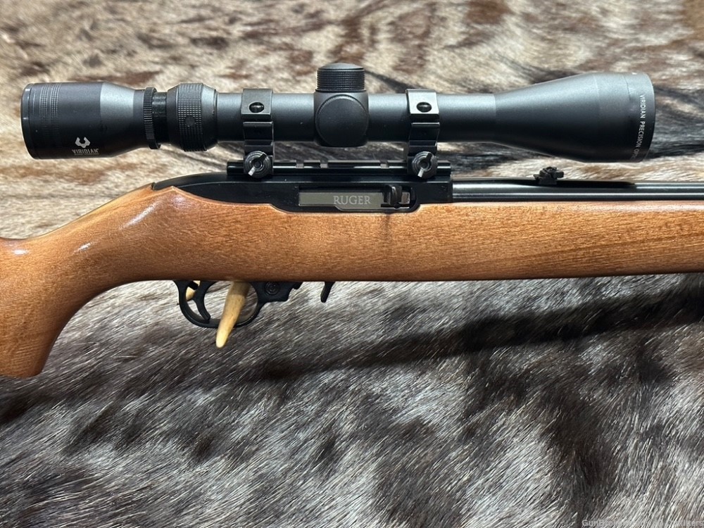 RUGER 10/22 CARBINE WITH VIRIDIAN 3-9 SCOPE - SUPER CLEAN-img-0
