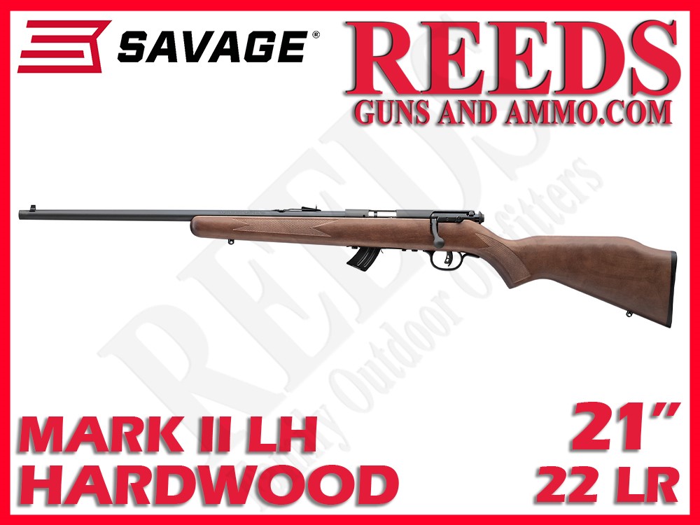 Savage Mark II G Left Hand Hardwood 22 LR 21in 50701-img-0