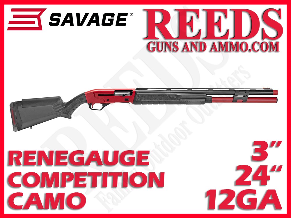 Savage Renegauge Competition Red 12 Ga 3in 24in 57786-img-0