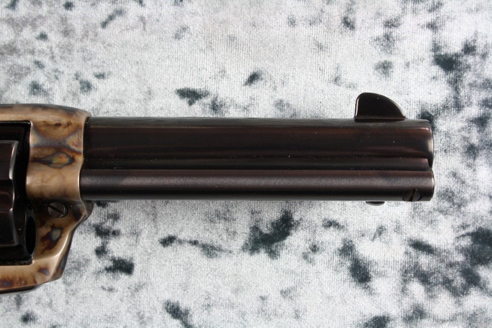 Colt Single Action Army .45 Long Colt Case Color Circa 1979 with Wood Case-img-2
