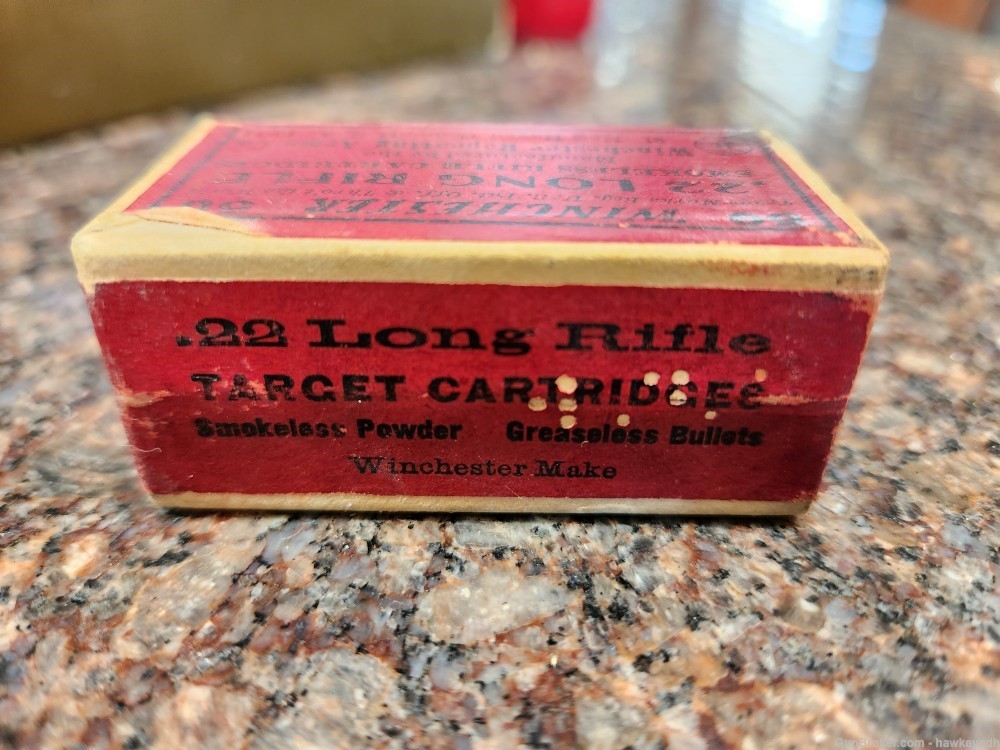 Vintage Winchester 22lr unopened box 1915-img-3