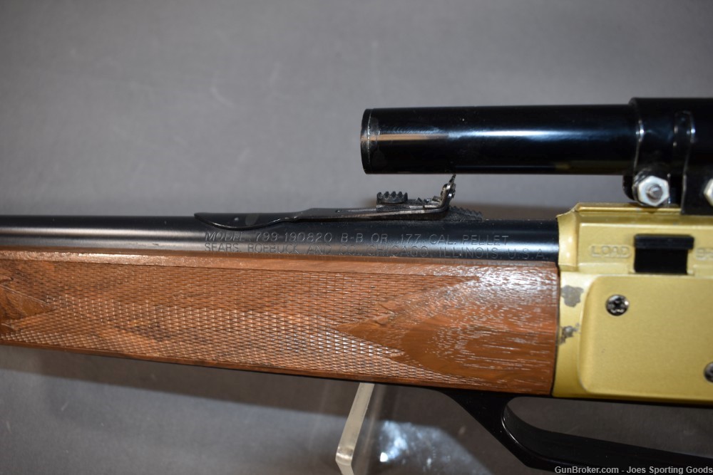 Daisy/Sears & Roebuck Model 799 - .177 Pump-Action Air-Rifle for BBs/Pellet-img-10