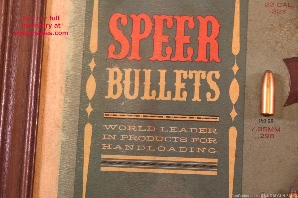 SPEER BULLET BOARD 1864-1964 -img-0