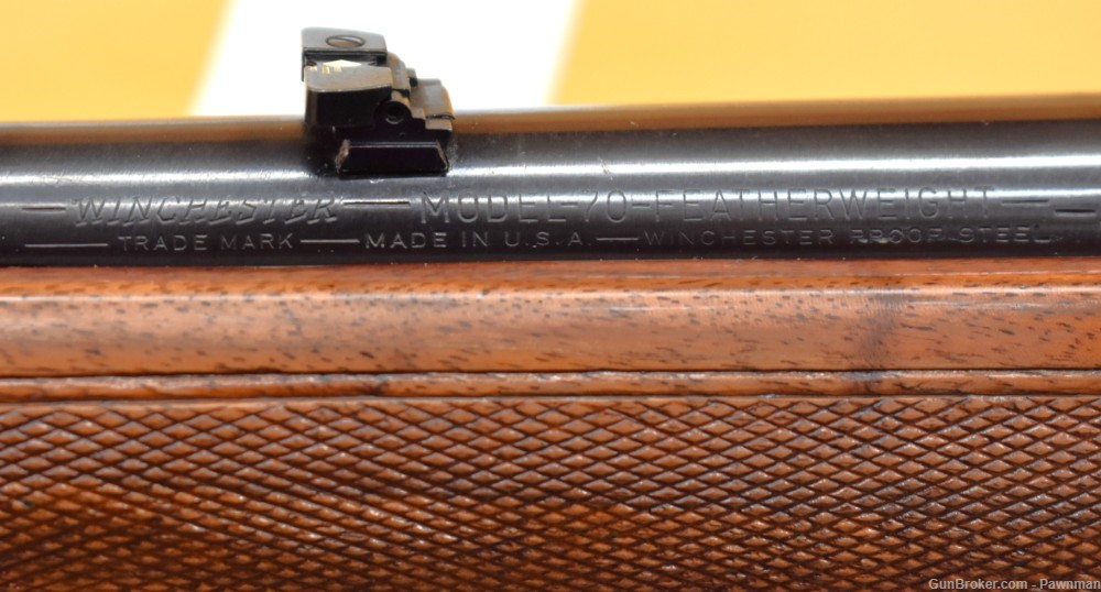 Winchester Model 70 Featherweight in 358 Win built 1955-img-8