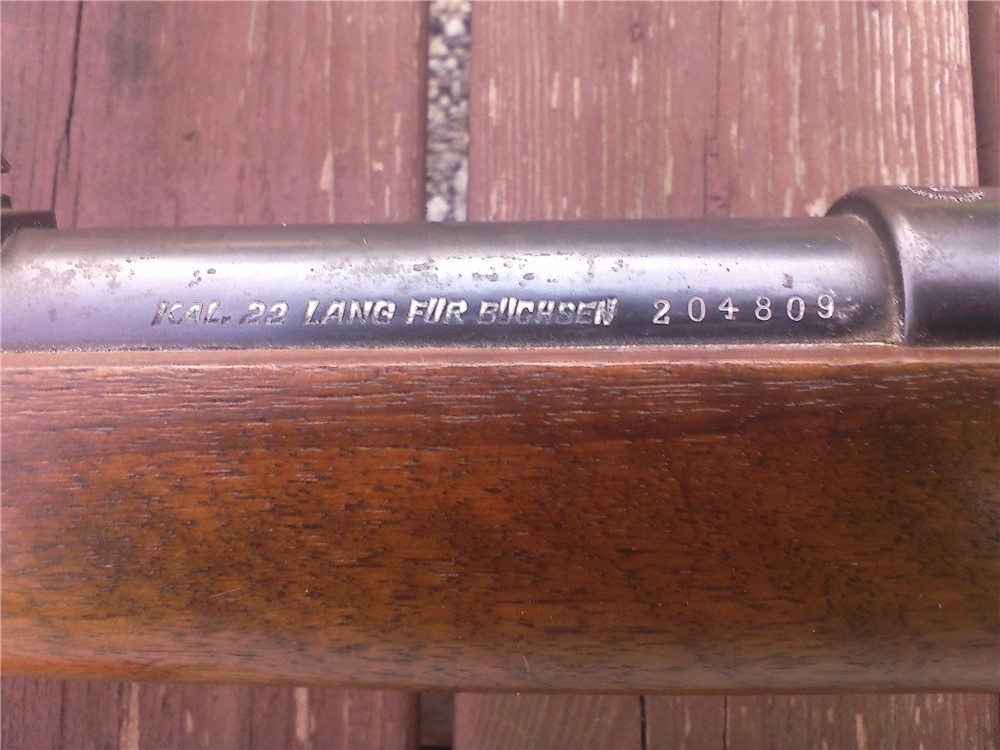 WWII German BSA-Suhl-KKWEHRSPRTGEWEHR-22 long rifle cal.-SA marked-rifle-img-1